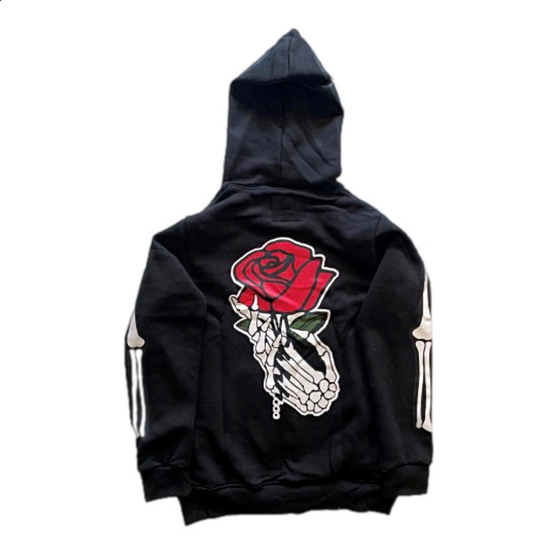 S3H FULL ZIP SKULL HOODIE - BLACK