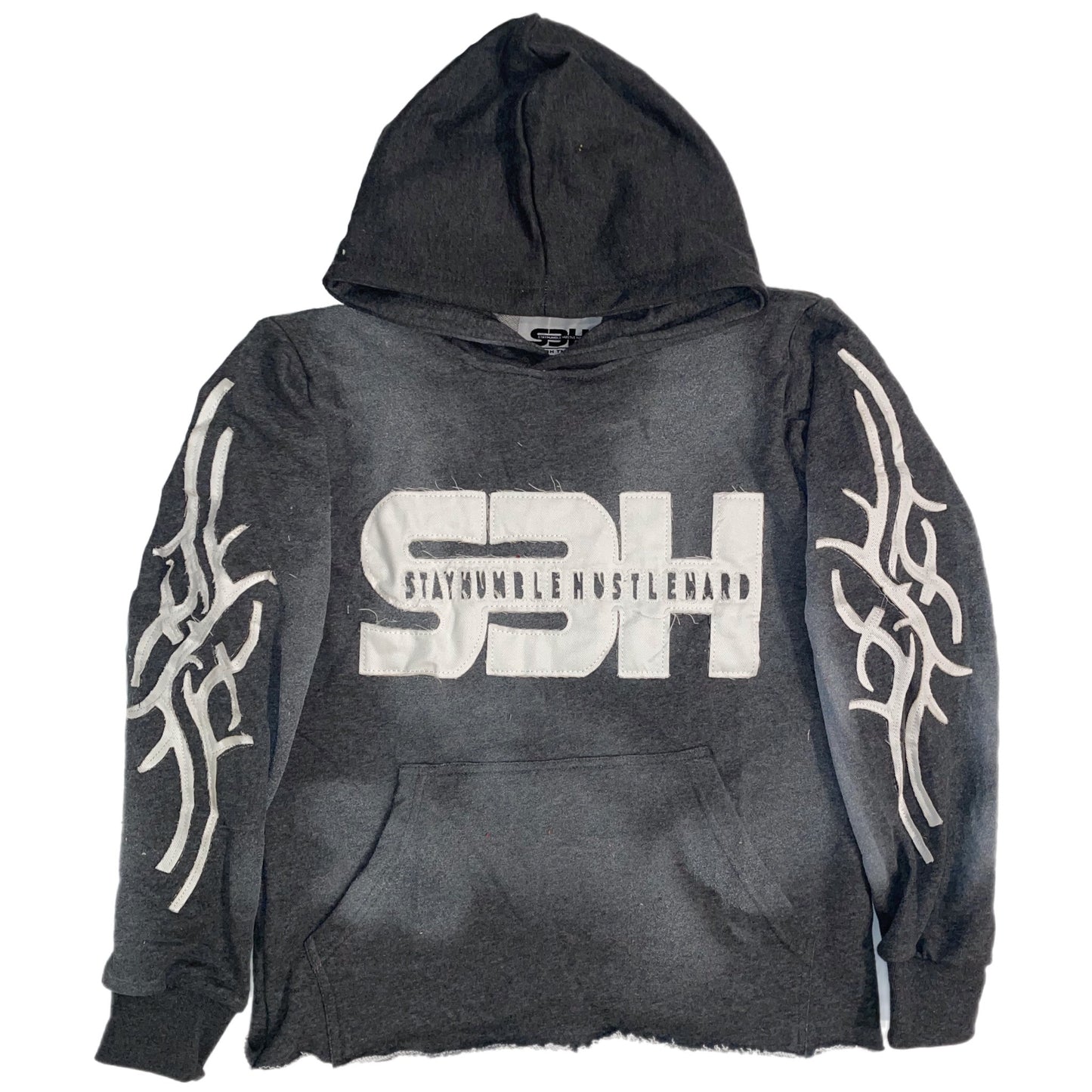 S3H TRIBE ACID WASHED SWEATSUIT - GREY