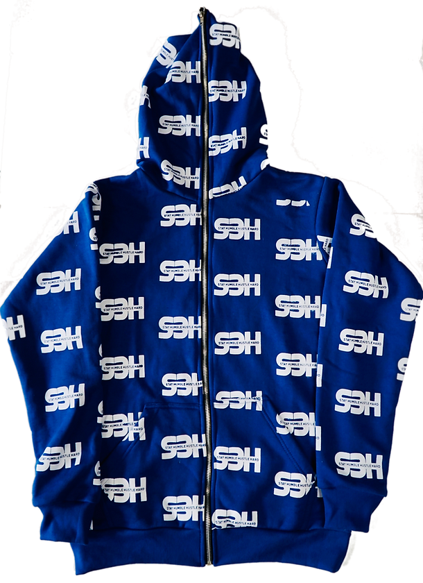 S3H FULL ZIP HOODIE - BLUE