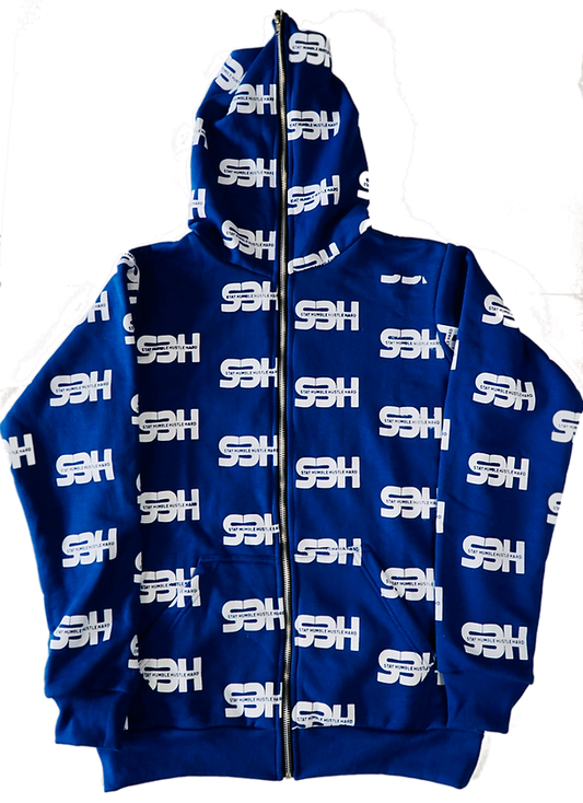 S3H FULL ZIP HOODIE - BLUE