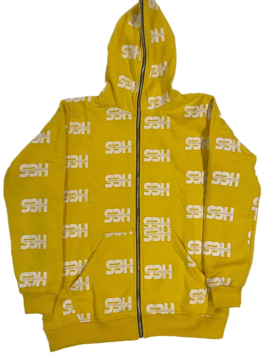 S3H FULL ZIP HOODIE - YELLOW