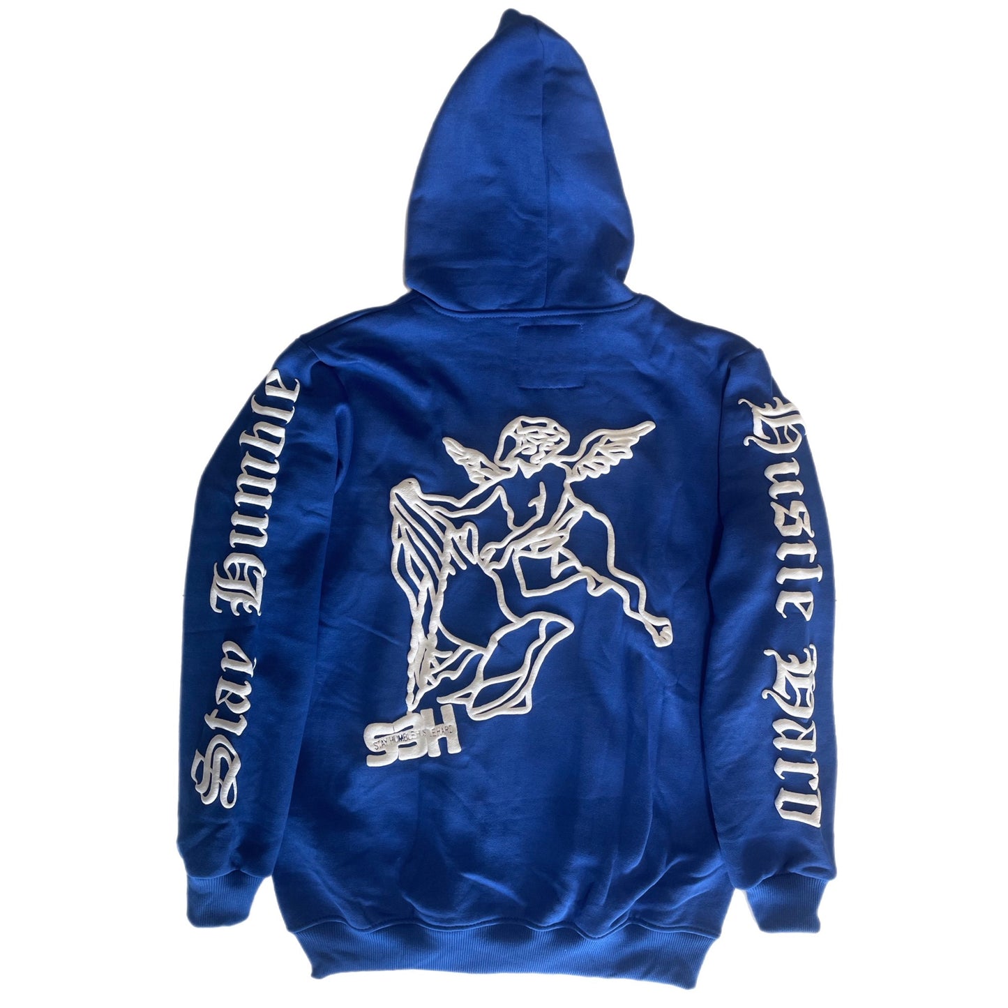 S3H FULL ZIP ANGEL HOODIE - BLUE